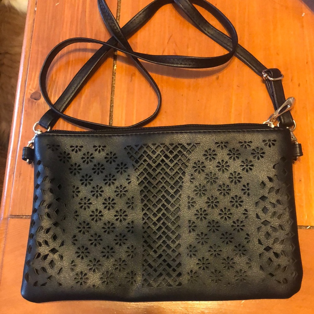 🟣Black small purse/ cross body